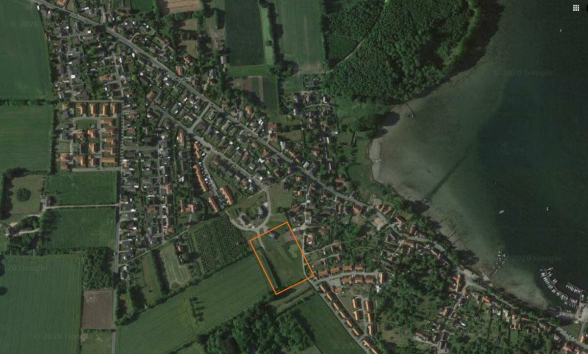 Boligerne skal opføres i Troense på den sydfynske ø. Visualisering fra CG Jensens website.