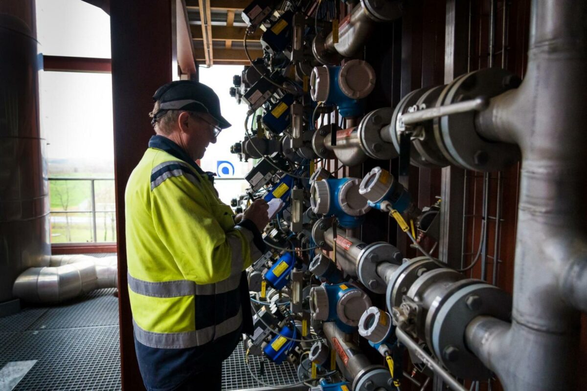 Biogas fra midtjyske leverandører danner nu grundlag for produktionen på to af Rockwools danske fabrikker. Foto: Rockwool