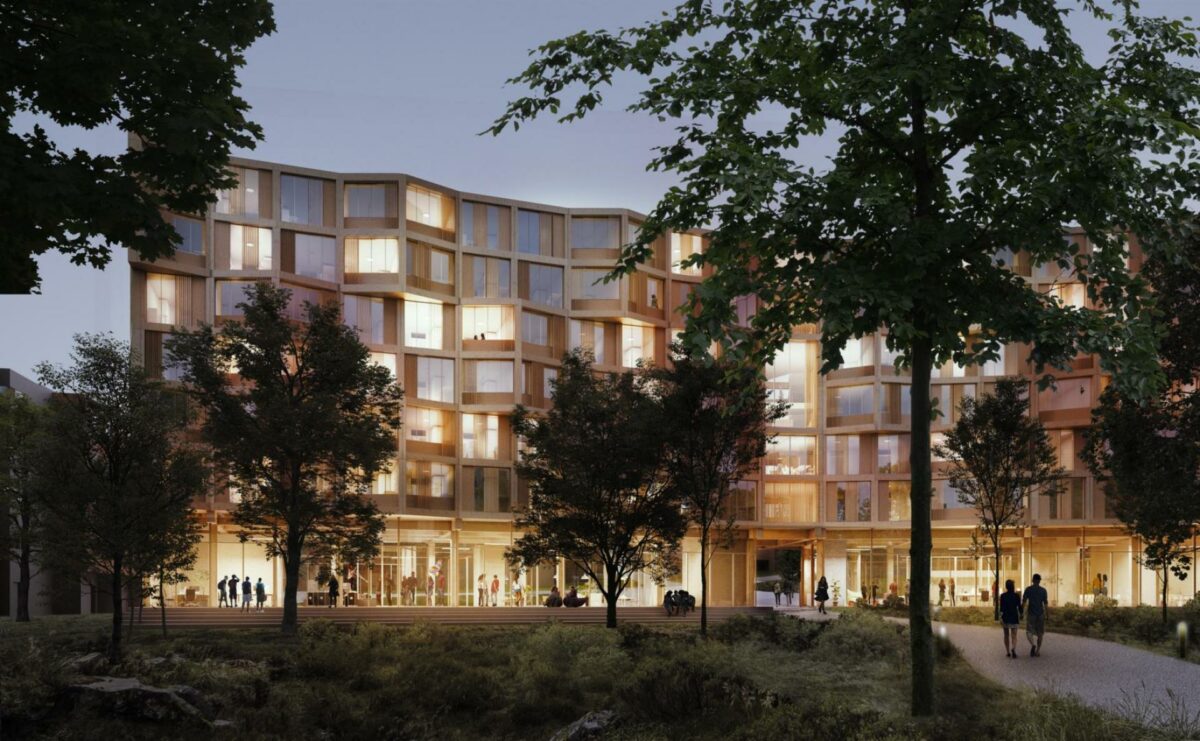 Christensen og Co. Arkitekter skal lave studieboliger i Toronto. Visualisering: Christensen og Co. Arkitekter.