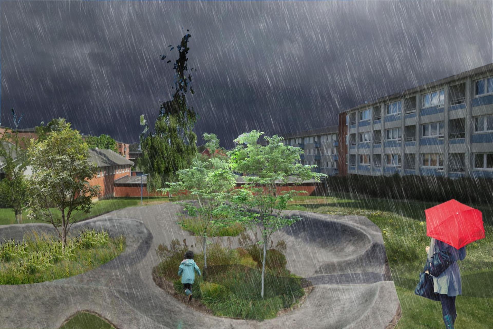 Visualisering fra projektet i Kolding.