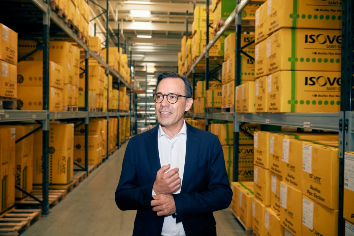 Det kan godt være, Peter Møller er ny som landedirektør, men han har over to årtiers erfaring hos Saint-Gobain. Pressefoto.