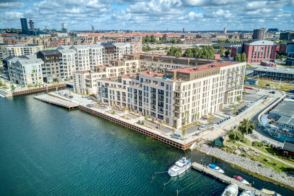 Sydhavnen i København er godt i gang med at blive bygget fuldt ud. Pressefoto.