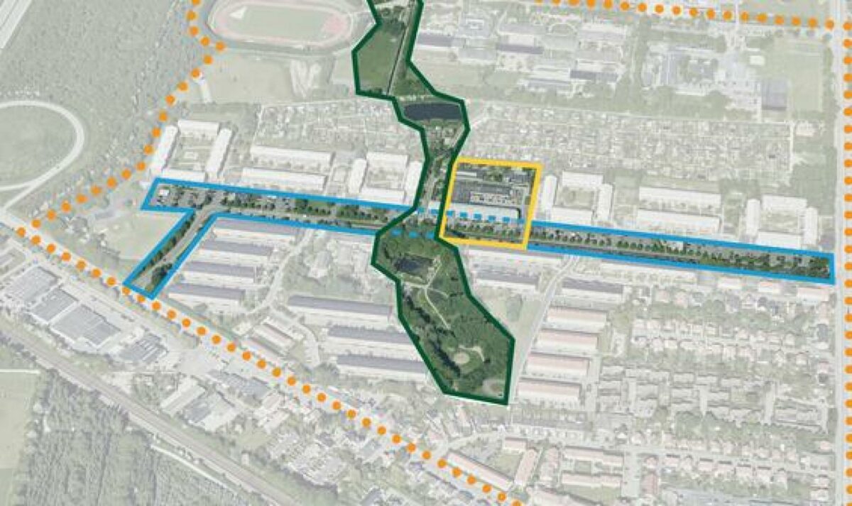 I Roskilde Sydvest skal udsatte boligområder fornys, der trafikreguleres og en 30.000 kvadratmeter stor grøn park etableres.