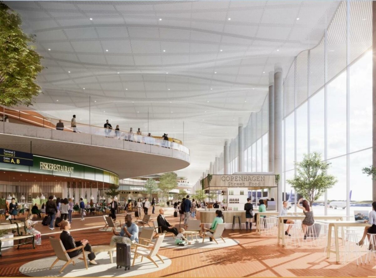 Erfaringerne fra et byggeri i CPH Lufthavn skal udvides med hjælp fra Niras og sikre bedre regeltjek af byggerier. Illustration: Vilhelm Lauritzen Arkitekter og Zeso Architects.