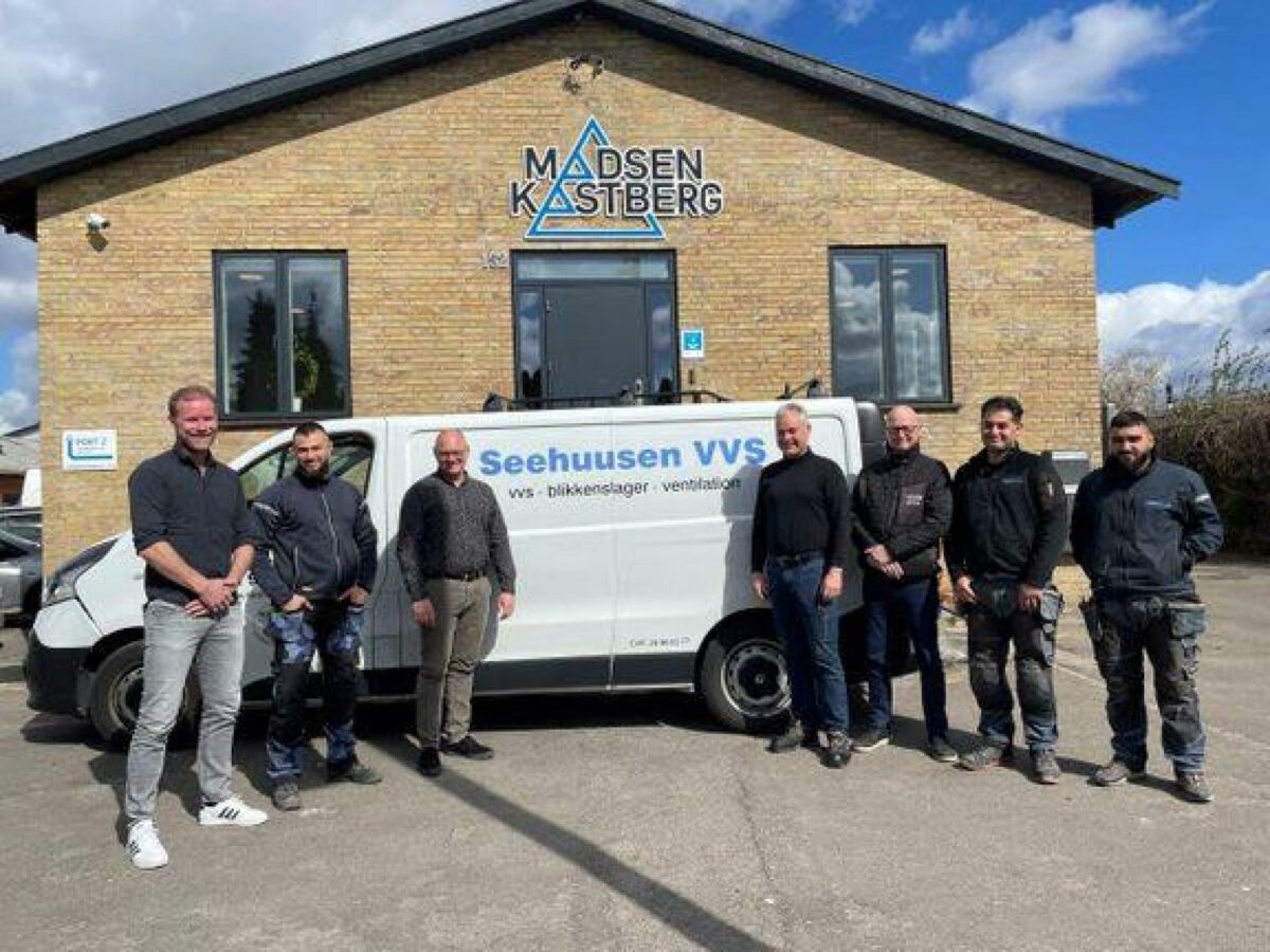 Madsen & Kastberg VVS styrker sin serviceforretning med overtagelsen af Seehuusen VVS i Farum.  Foto: Madsen & Kastberg.