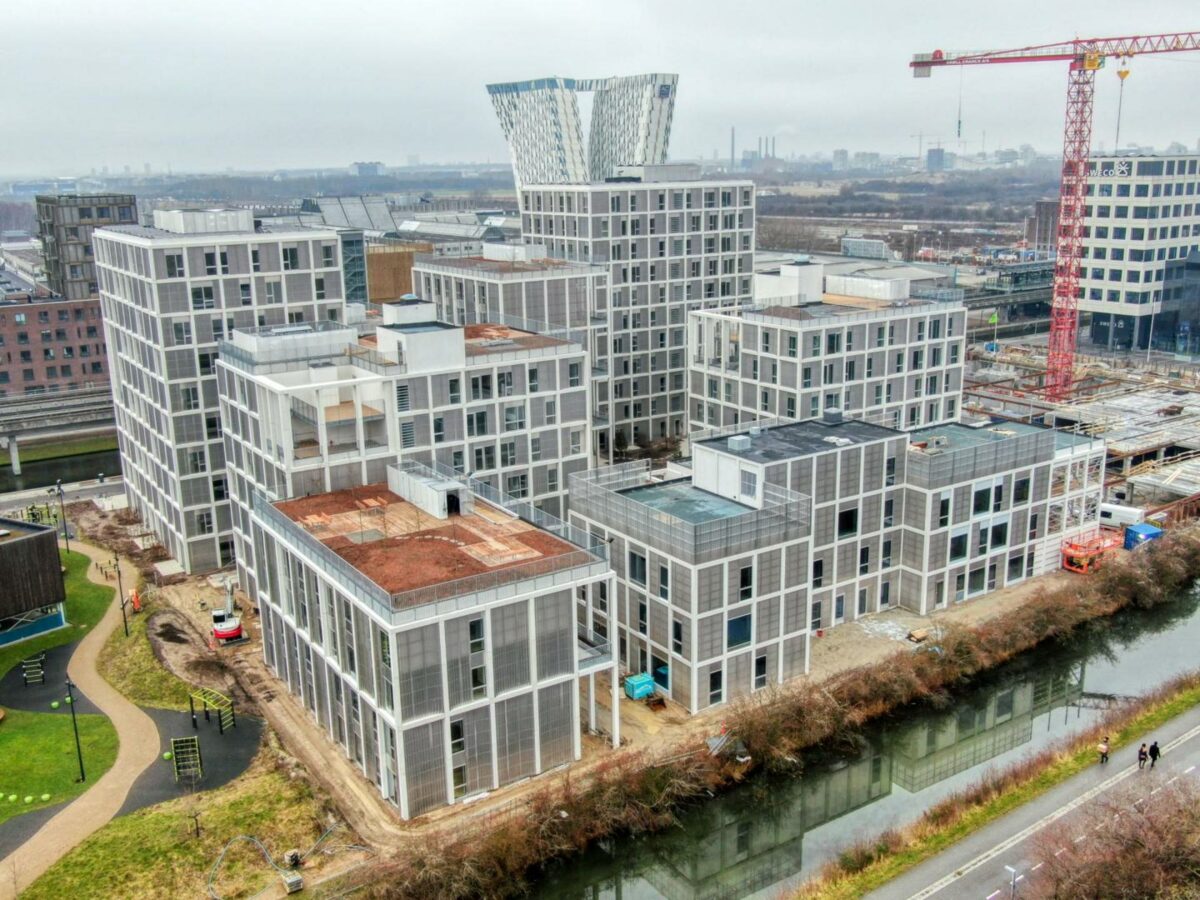 København er rykket 48 boliger tættere på at få en blandet by, som der er politisk stemning for at skabe.Foto: Dansk Drone Film og Foto.