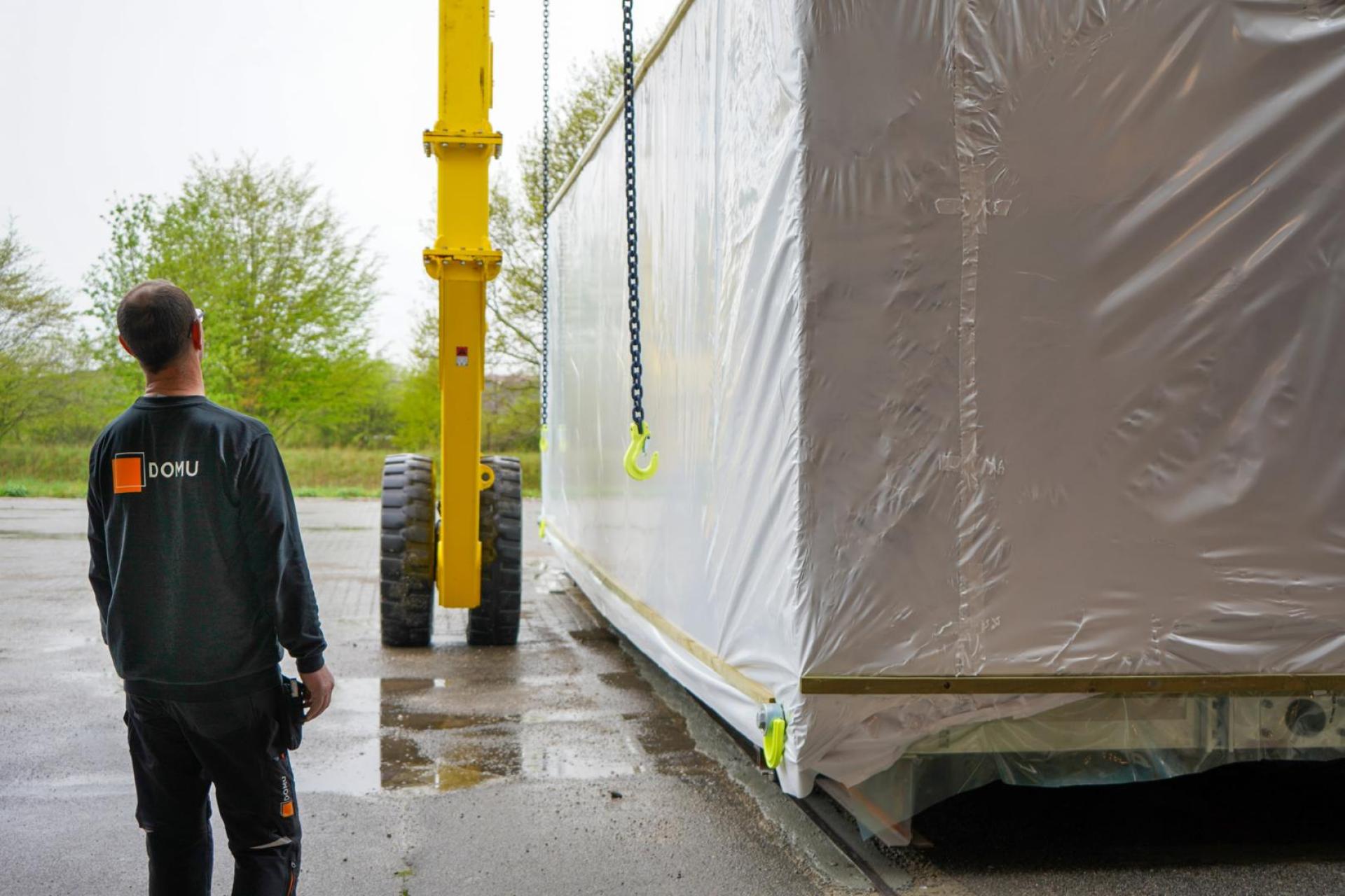 Man regner med op til tre elementer om dagen på sigt. Pressefoto.