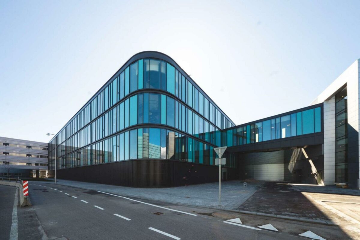 Bagagefabrikken er åbnet og klar til at håndtere kufferterne i Københavns Lufthavn. Foto. MT Højgaard.