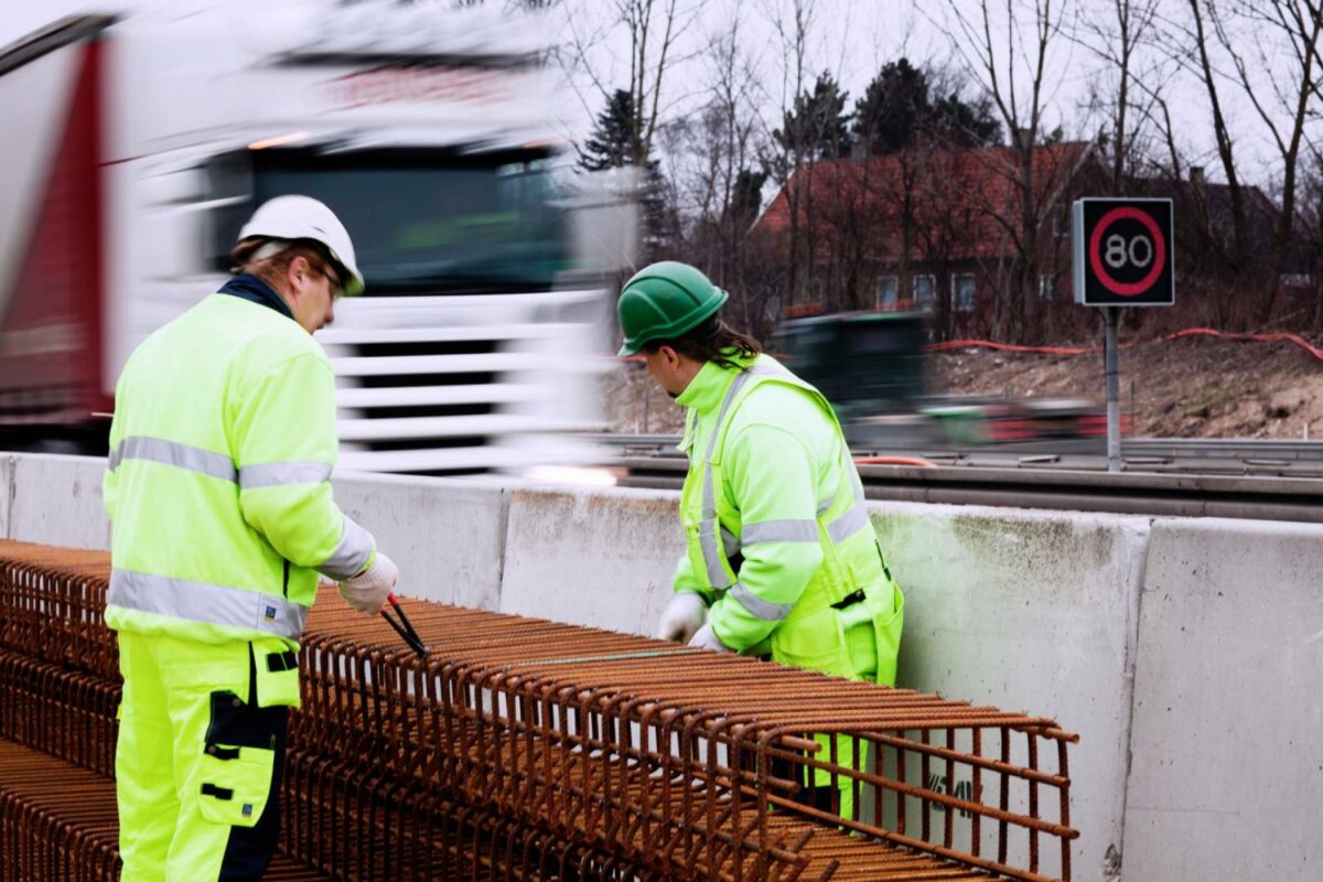 Vejdirektoratet vil drøfte sikkerhed og arbejdsmiljø med sine leverandører. Foto: Vejdirektoratet.