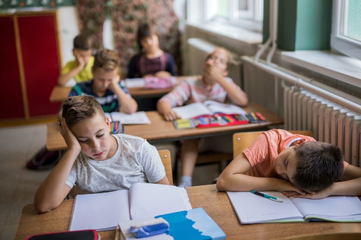 Gamle klasseværelser med dårlig luft forringer indlæringen. Foto: Gettyimages.