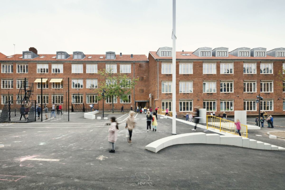 Holbergskolen. Foto: Fotograf Laura Stamer / Bygherreforeningen.