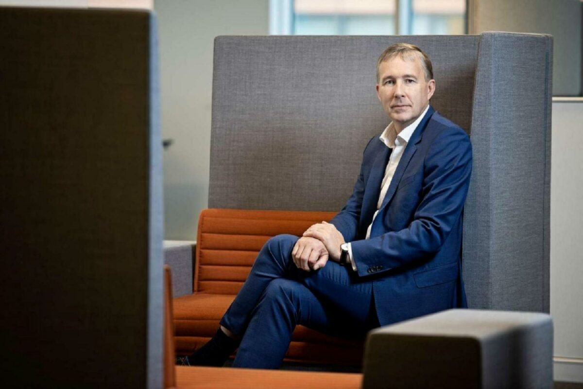 Morten Hansen, administrerende dirktør i MT Højgaard Holding. Pressefoto.