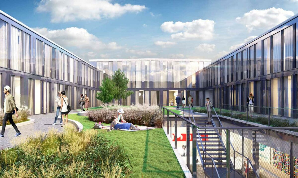 Affordable housing er overskriften på et nyt byggeri i Søborg. Illustration: DEAS.