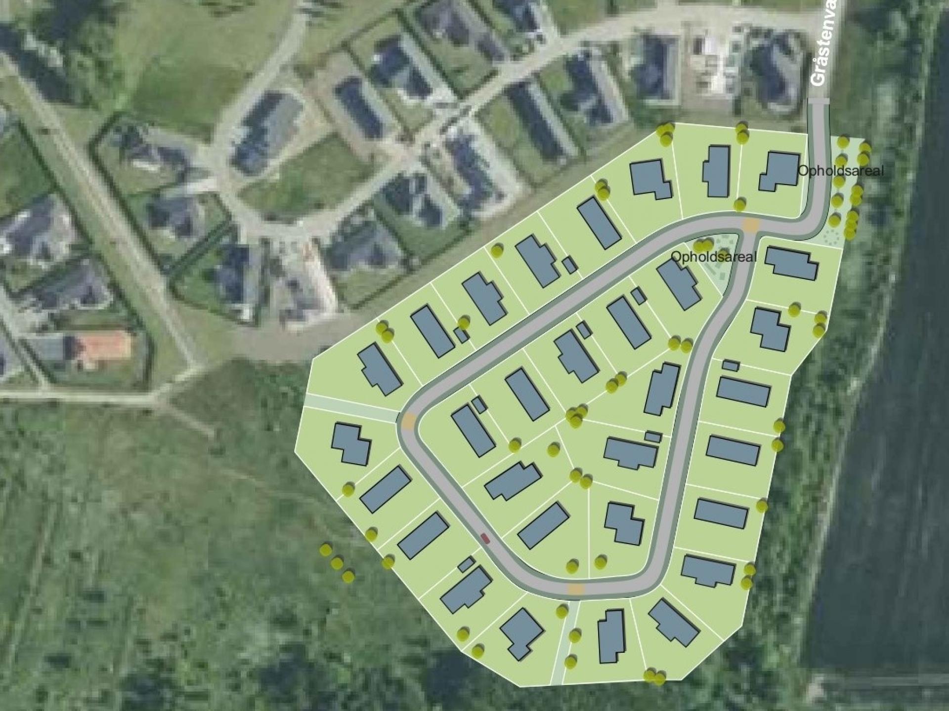 De 31 grunde på Gråstenvænget skal nu gennem kommunal behandling og forventes at blive sat til salg omkring årsskiftet således, at købere kan påbegynde byggeri i andet kvartal af 2022.