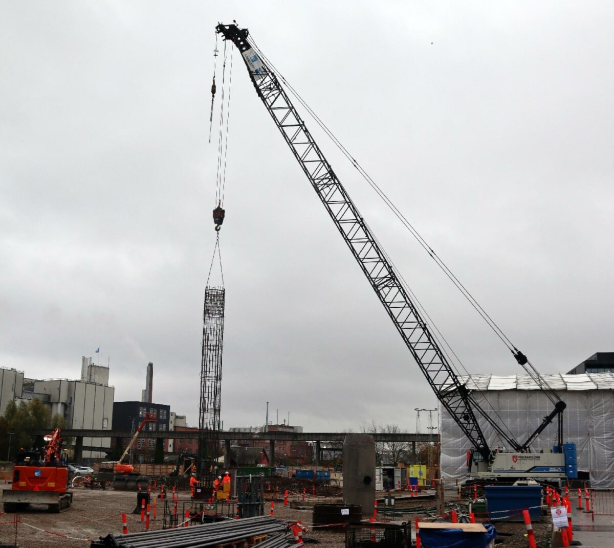 De 320 armeringskurve af stål har fået en ny EPD, der viser, at fire ton af denne type armering giver en besparelse på mere end ét ton CO2 sammenlignet med data fra LCA Byg. Foto: Celsa Steel Service
