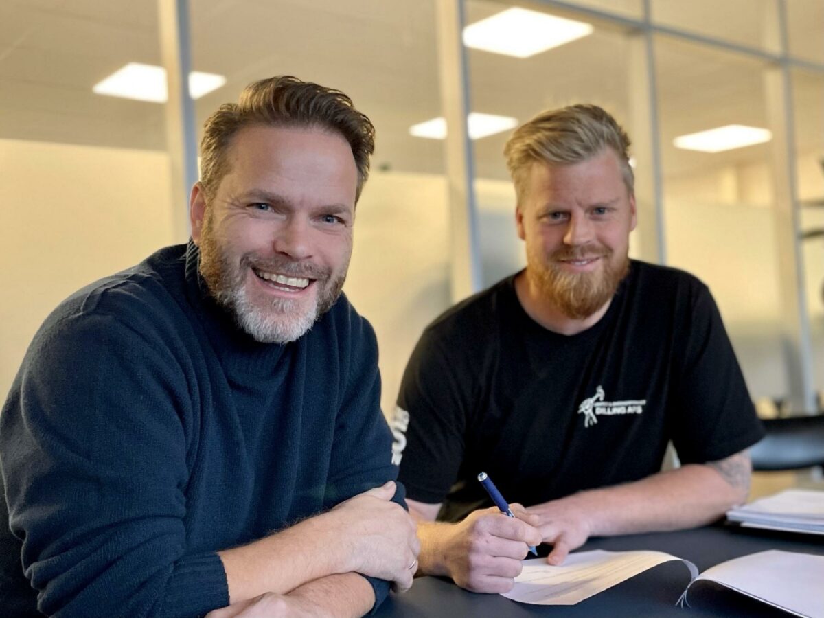 Jacob Arentfeld (tv.) sammen med Peter Dilling-Hansen, der bliver udførende på pladserne og får ansvaret for produktionen. Han skal desuden bistå med tilbudsgivningen.