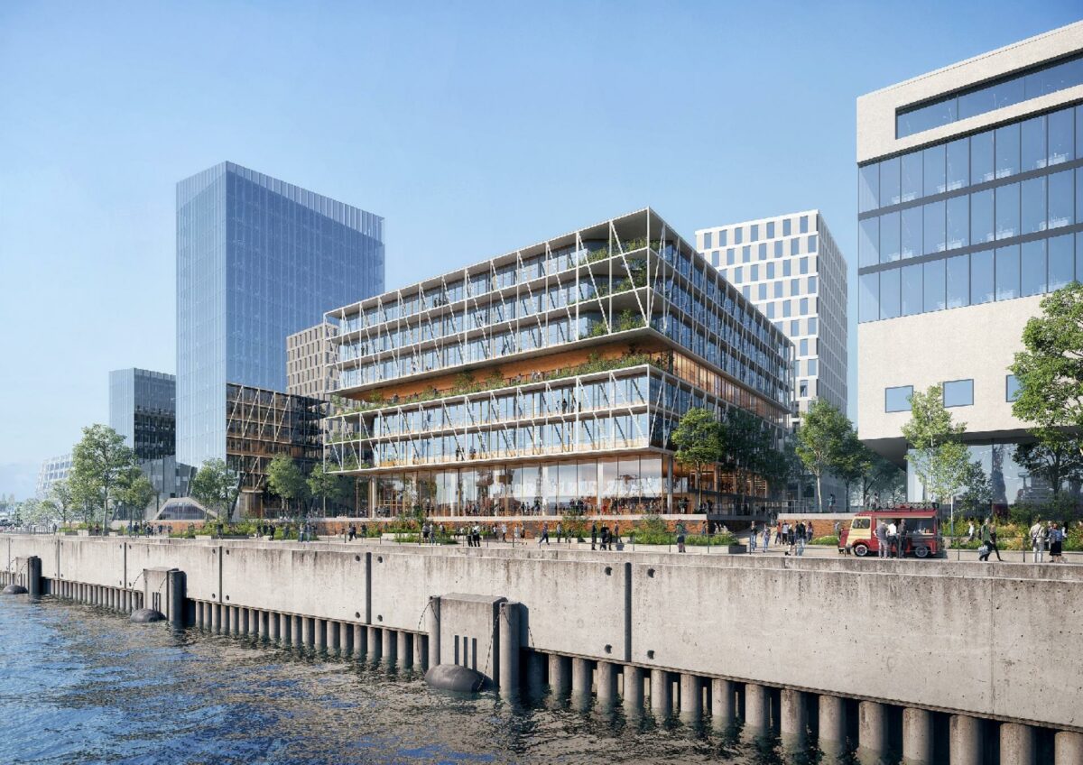 HafenCity skal i alt omfatte mere end 2,5 mio. m2 bruttoetageareal over jorden