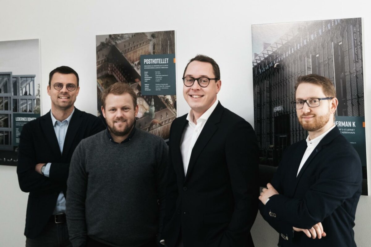 Den nye direrktion hos ABC: Mads Nicolai Jensen, Michael Barnkob Larsen, Kristoffer Krarup og Burak Demirci: Foto: Pressefoto.
