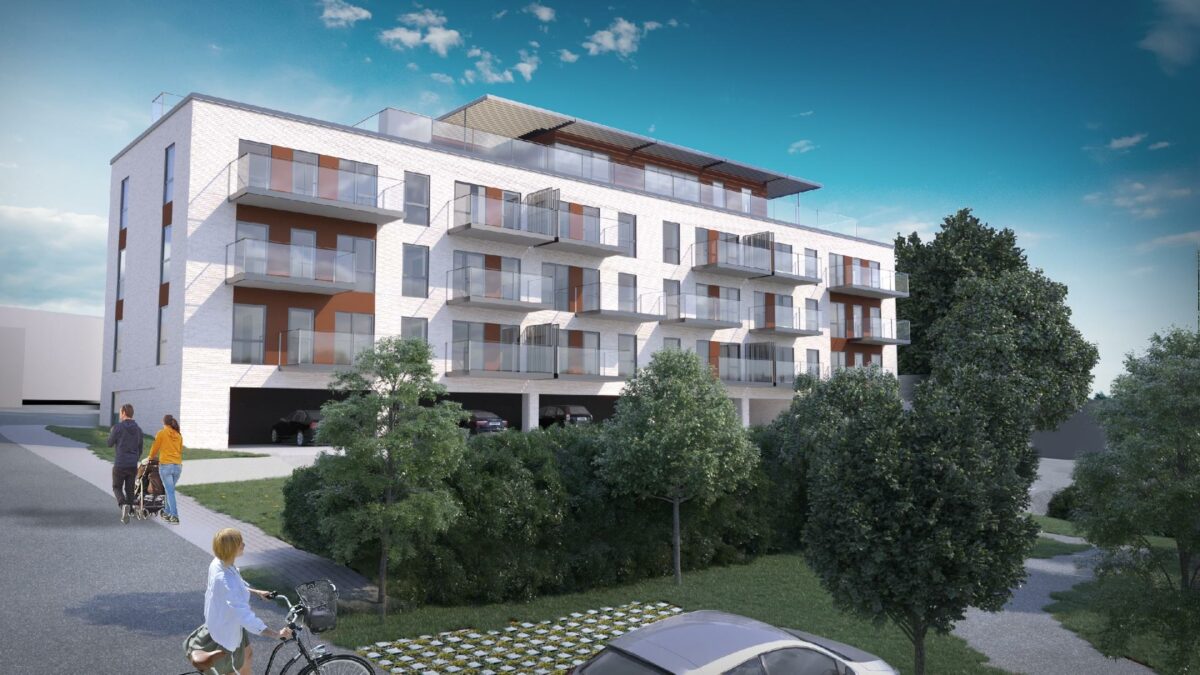 Beliggenheden stiller imidlertid nogle krav til det arkitektoniske udtryk, så byggeriet tager hensyn til de øvrige omgivelser.