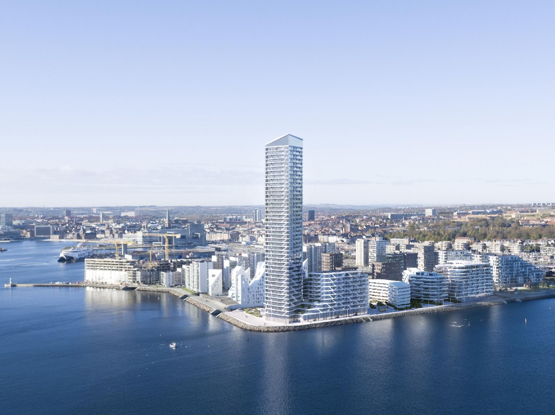 I Lighthouse-tårnet i den nye bydel Aarhus Ø har størstedelen af beboerne i ejerboligerne tilvalgt en Quooker i deres køkken.