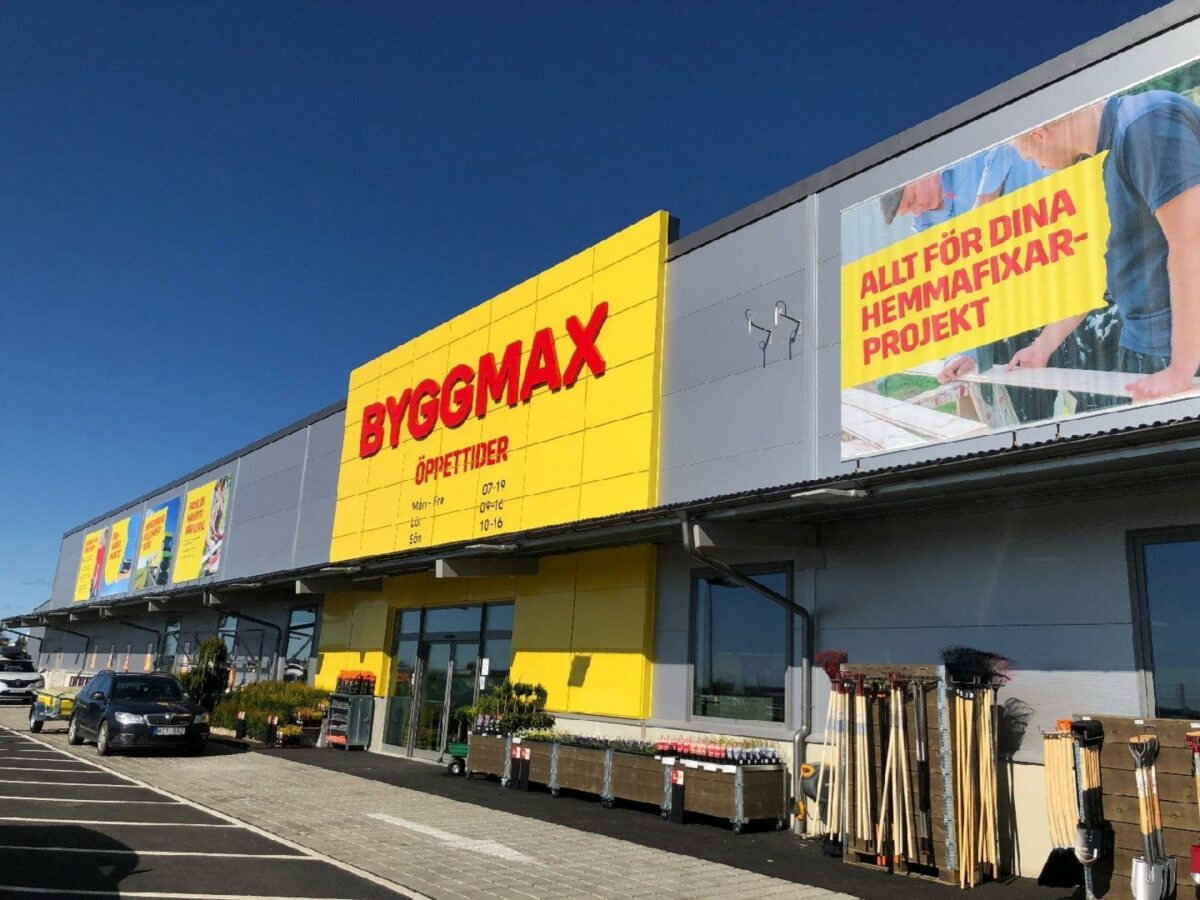 Byggmax har i dag mere end 190 butikker fordelt i Sverige, Norge og Finland.