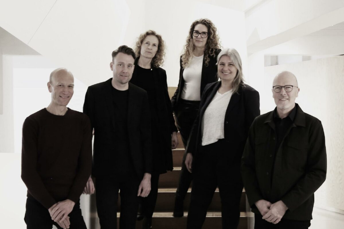 Fra venstre: Jesper Petersen, Michael Vielsted Berntsen, Stine Poulsen, Britt Nemmøe, Louise Kanne og Helge Skovbjerg.
