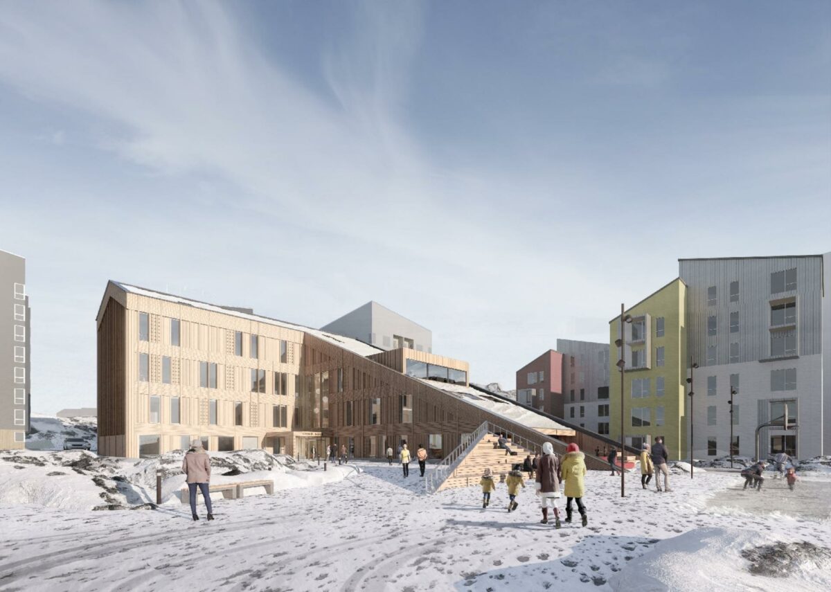 Lige nu er Rambøll Grønland i gang med projekteringen af det nye Steno Diabetes Center Grønland i Nuuk, som er udarbejdet af arkitektfirmaet Friis & Moltke, mens totalentreprenør er Permagreen.