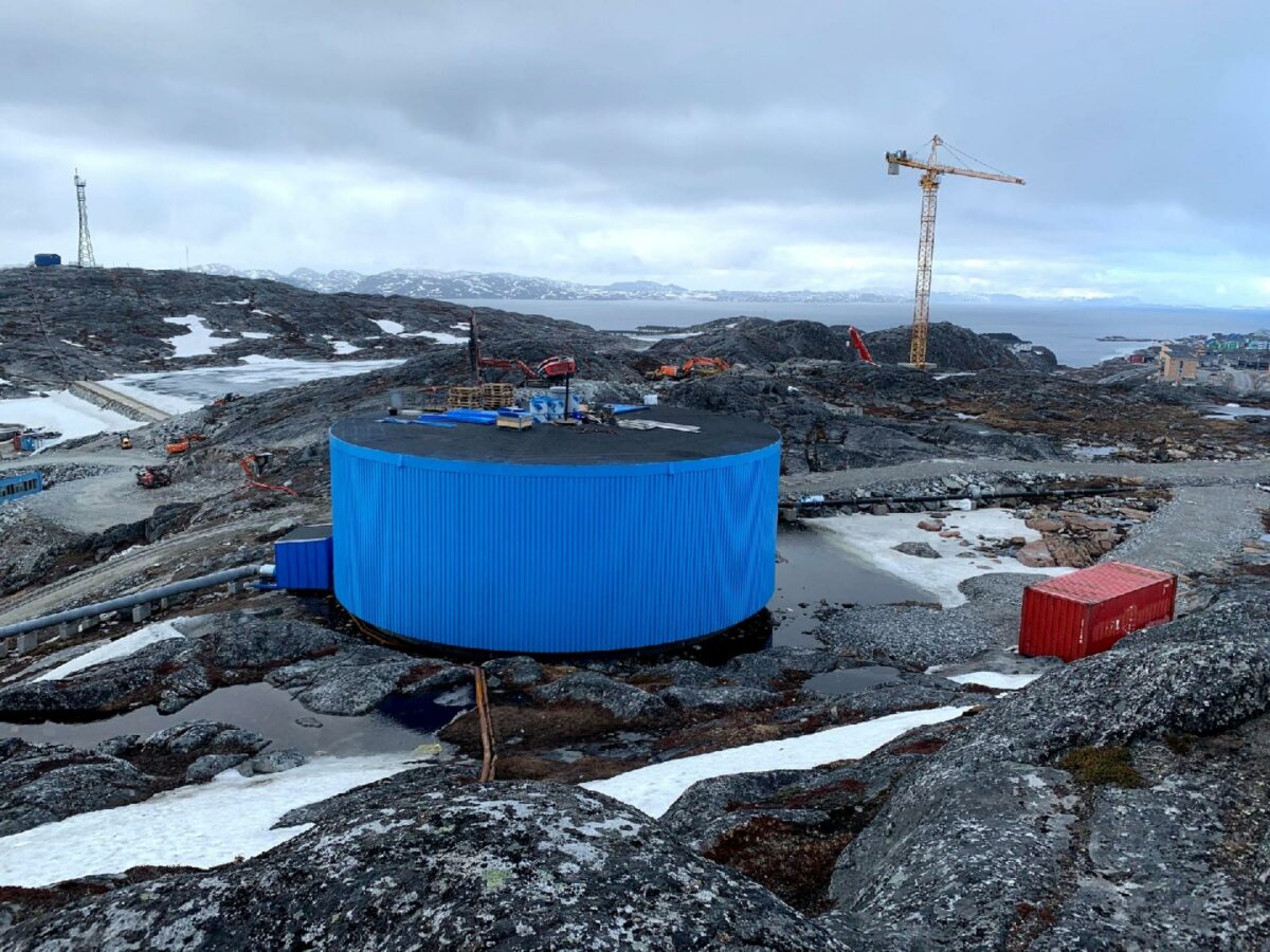 Renovering af højdebeholder til drikkevand i Nuuk