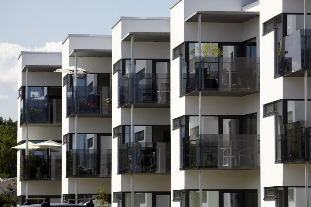 Sæby Strand bebyggelsen af C.F. Møller for Frederikshavn Boligforening har vundet NBO Boligprisen. Foto: Thomas Moelvig.