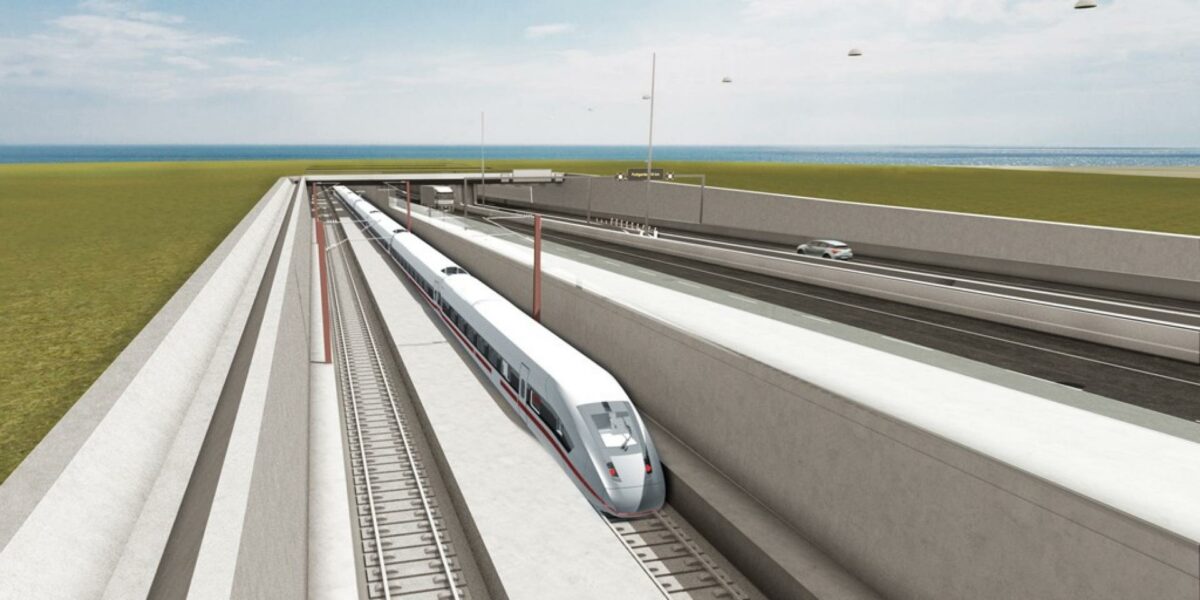 Økonom Ib Lunde Rasmussen mener, at der er blevet justeret lidt på de reelle tal for at få projektet til at blive rentabelt. Visualisering: Femern A/S.