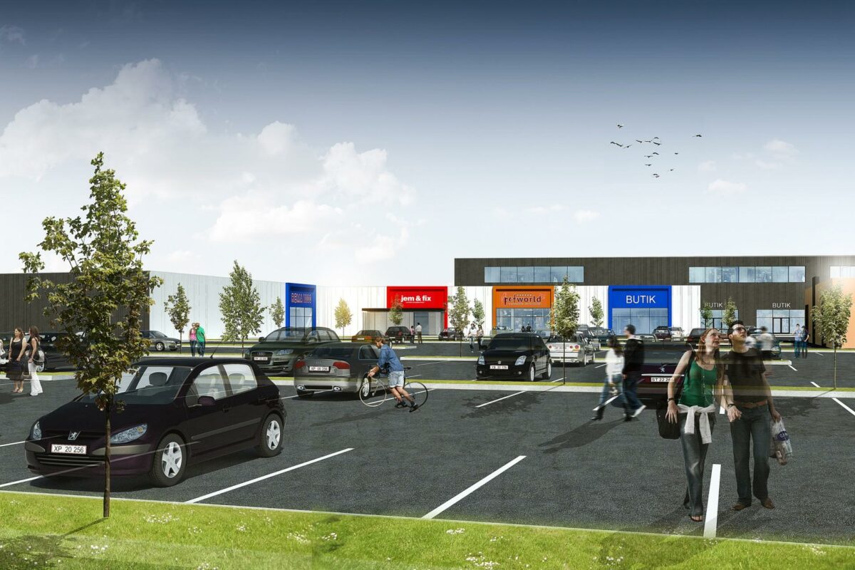 NRE har fået totalentreprisen på Center Syd i Kolding. Pressefoto.