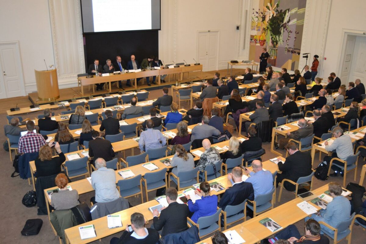 Byggeriet var på den politiske dagsorden, da Dansk Byggeri onsdag afholdt konference i Folketinget. Foto: Dan Bjerring.