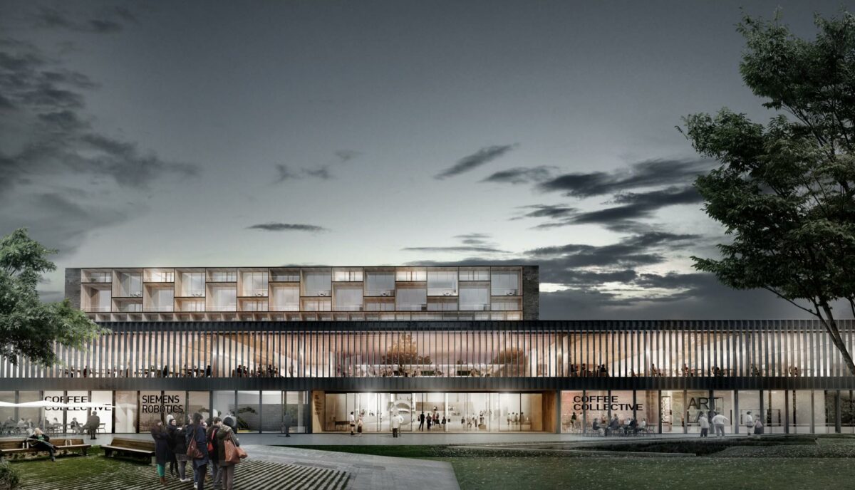 We architecture foreslår en opdeling af huset til mange forskellige aktører. Illustration: We architecture.