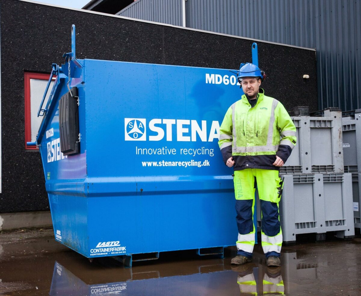 På Stena Recycling Drive In i Horsens er alle former for jern og metal penge værd. Sågar også øl- og sodavandsdåser fra Tyskland. Foto: Nonboe Fotografi.