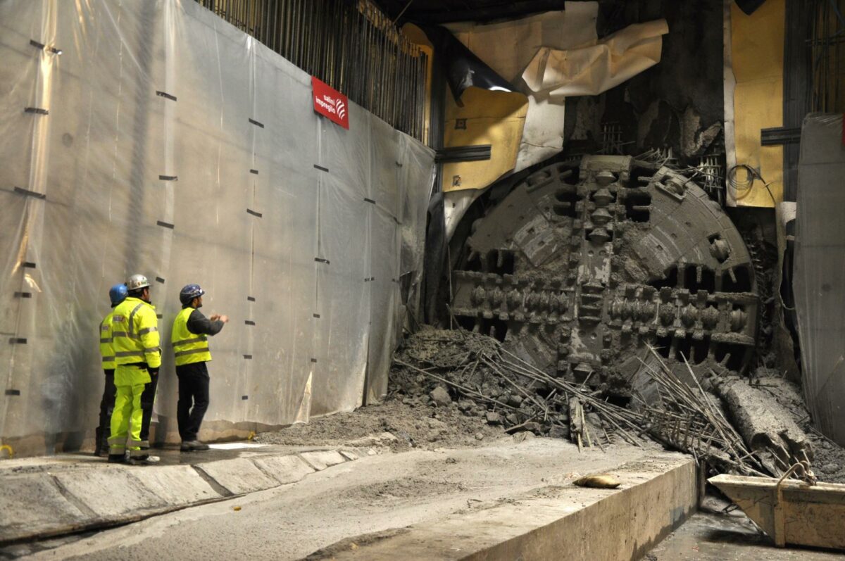 Sidste år var der 296 påbud, strakspåbud og forbud på metrobyggeriet. Arkivfoto: Metroselskabet.