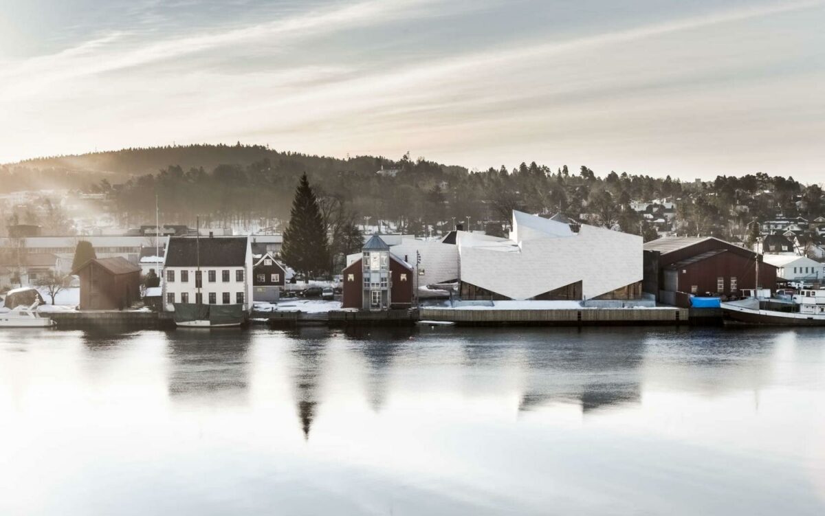 Porsgrunn Maritime Museum er i spil til en Architizer-pris. Museet er tegnet af Cobe. Foto: Adam Mørk.