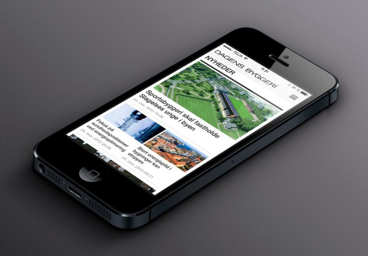 Der har været lidt problemer med Dagens Byggeri's app til iPhone og iPad, og derfor skal app'en opdateres.