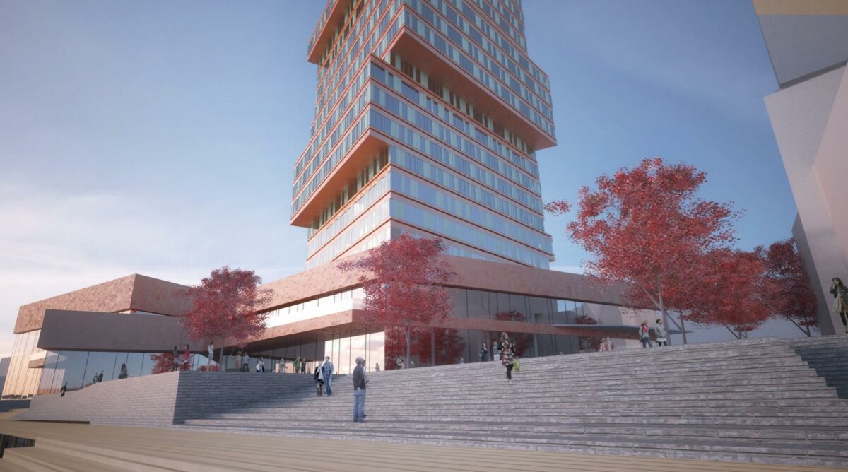 Det kommende hotelbyggeri på havnen i Sønderborg er blot seneste element i den masterplan, der er udviklet for området. Foto: Sønderborg Havneselskab A/S.