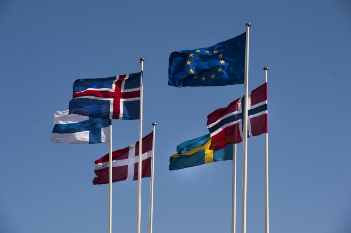 Formandskabet i Nordisk Ministerråd skal blandt andet bruges til at give bedre forhold for handel med varer og tjenesteydelser mellem de nordiske lande. Foto: Colourbox.