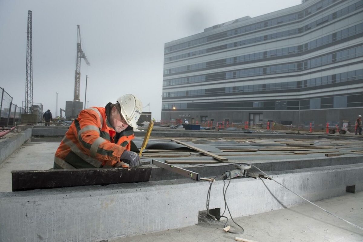 Jorton arbejder blandt andet på Aarhus Havn med støbning. Foto: Jorton.