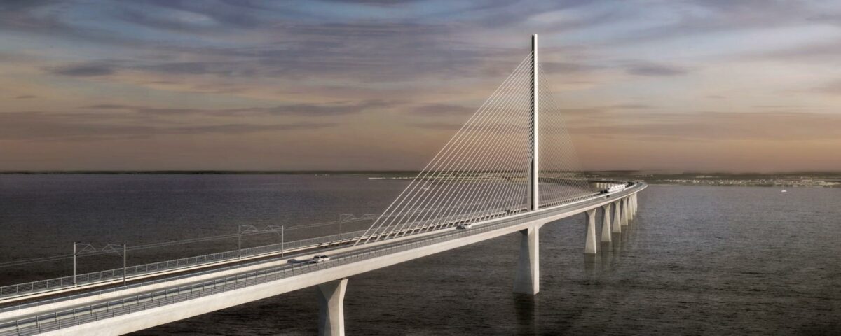 Den nye bro forventes at åbne senest i 2021. Illustration: Vejdirektoratet.