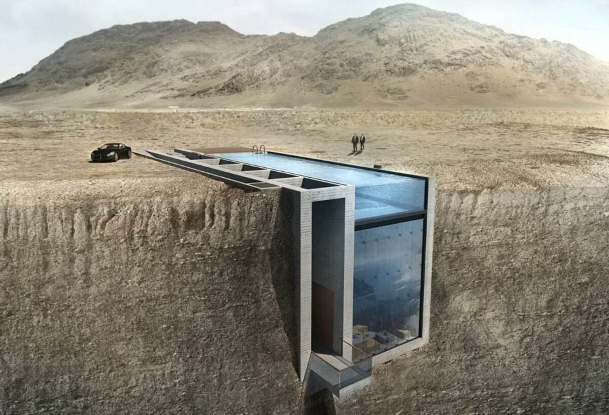 Det imponerende projekt, Casa Brutale. Visualisering: opaworks.com.