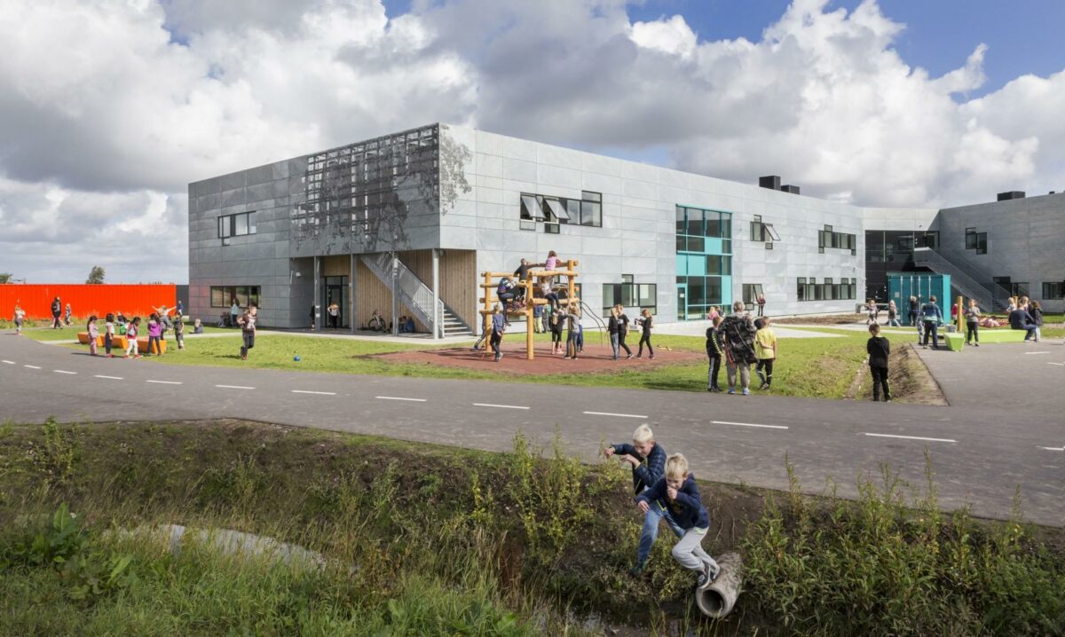 Lyreskovskolen i Bov skal afløse tre eksisterende skoler i Aabenraa Kommune og opføres i tilknytning til den eksisterende Bov Skole. Foto: Niels Nygaard.
