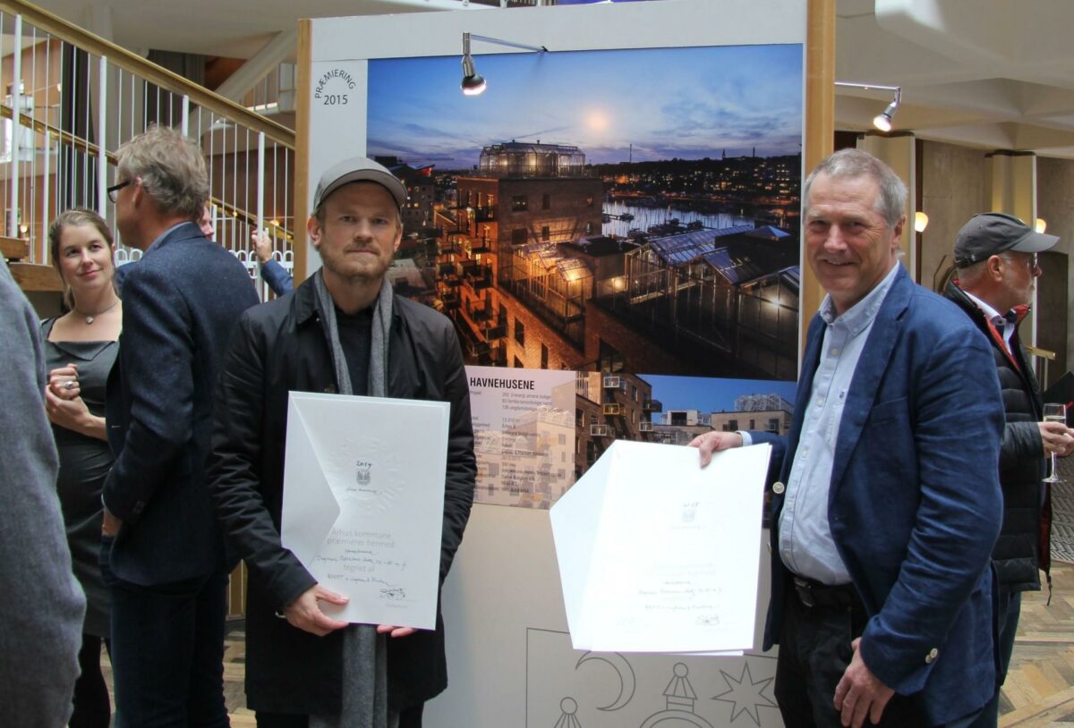 Fra Arkitekturens Dag i Aarhus: Tv. Martin Laursen, arkitekt & partner, Adept Architects, København og th. Erik Luplau, arkitekt og partner, arkitektfirmaet Luplau og Poulsen, Aarhus.