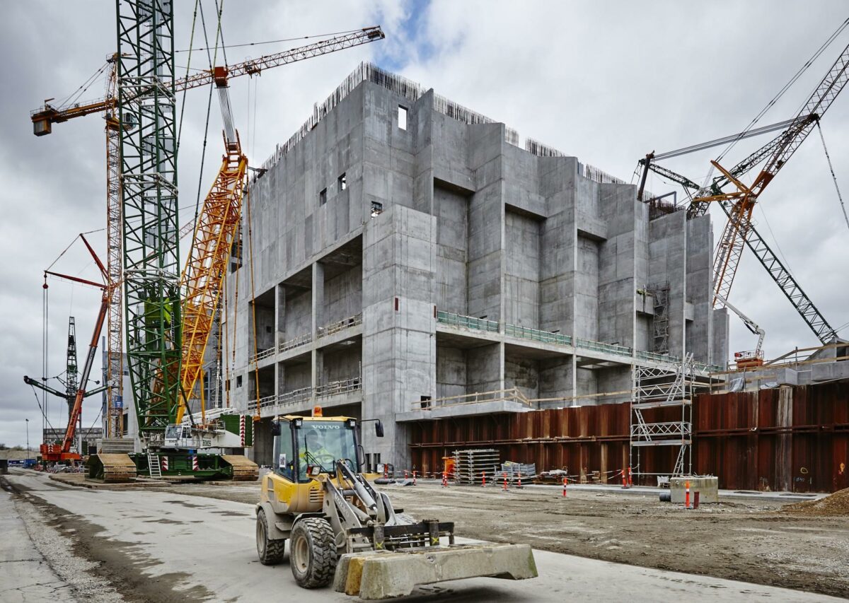 En prognose fra Byggefakta A/S spår et 2016-byggeår på linje med 2015. Foto: Byggeriets Billedbank.