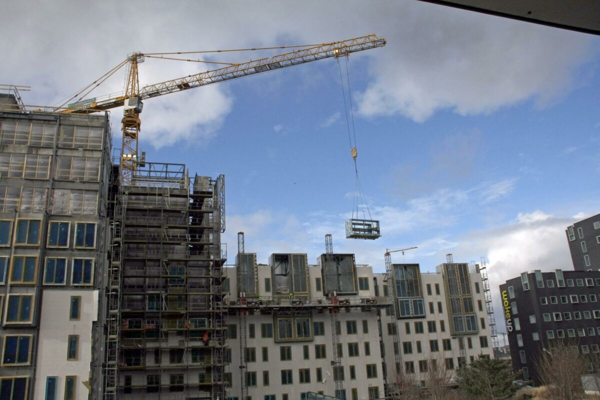 Trods generel fremgang i den danske beskæftigelse er byggebeskæftigelsen endnu ikke oppe på gennemsnitligt niveau set over de seneste 15 år. Arkivfoto: Rasmus Dalsgaard.