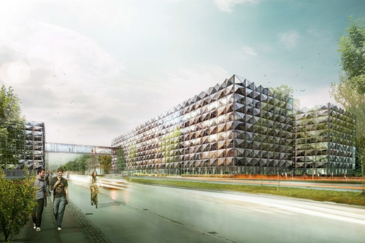 - Skywalken bliver i fremtiden en slags ny byport til København, fortæller Direktør Gyrithe Saltorp i Bygningsstyrelsen. Visualisering: Vilhelm Lauritzen Arkitekter og Christensen & Co Arkitekter