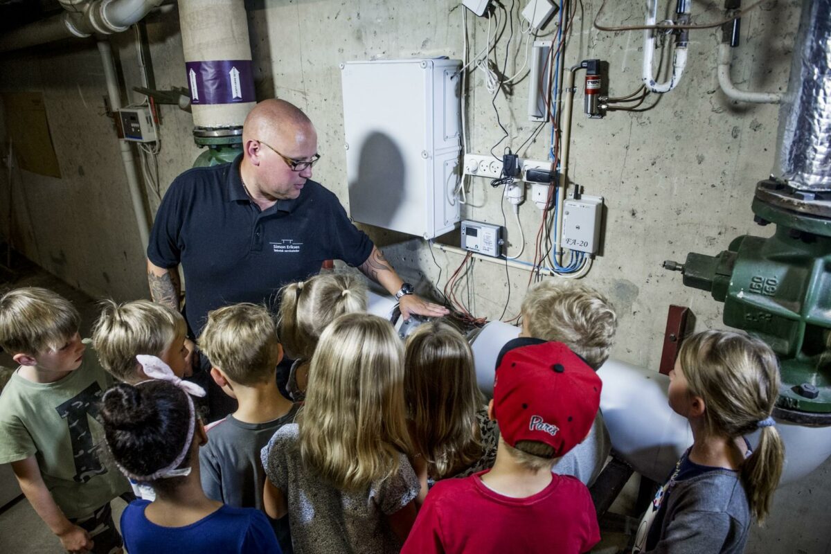 Elevenerne på skolerne i Rudersdal er blevet undervist i energirigtig adfærd. Foto: Rudersdal Kommune.