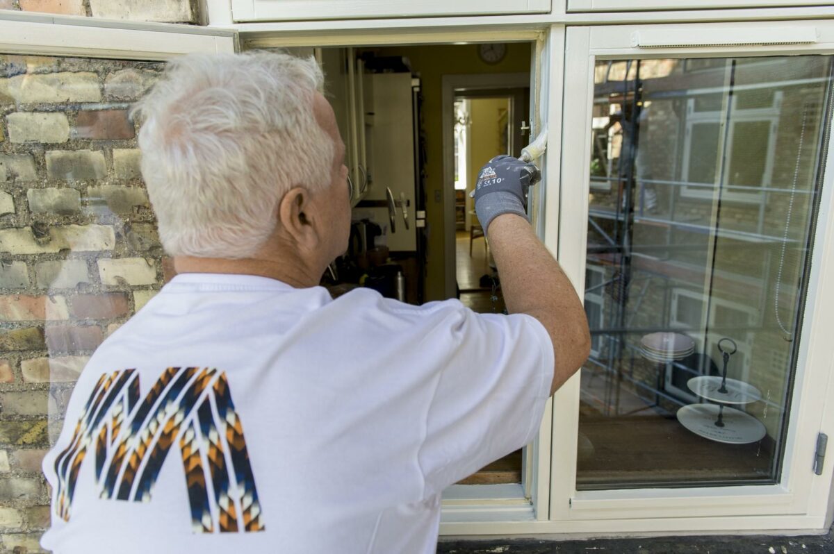 Udvendigt malerarbejde er omfattet af den nye grønne boligjobordning. Arkivfoto: Danske Malermestre.