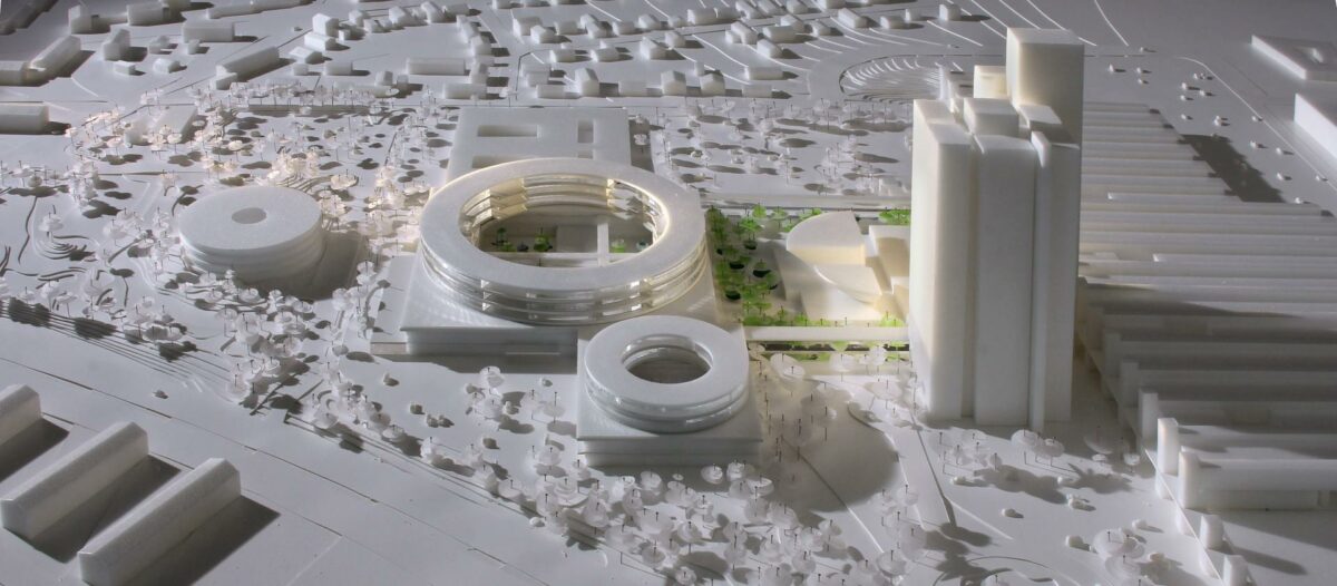 NCC Construction skal stå for beton-, stål- og jordarbejde ved byggeriet af Nyt Hospital Herlev. Illustration: Henning Larsen Architects og Nyt Hospital Herlev.